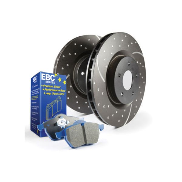 S6KF1254 S6 Bluestuff Brake Pads & GD Brake Rotors Kit