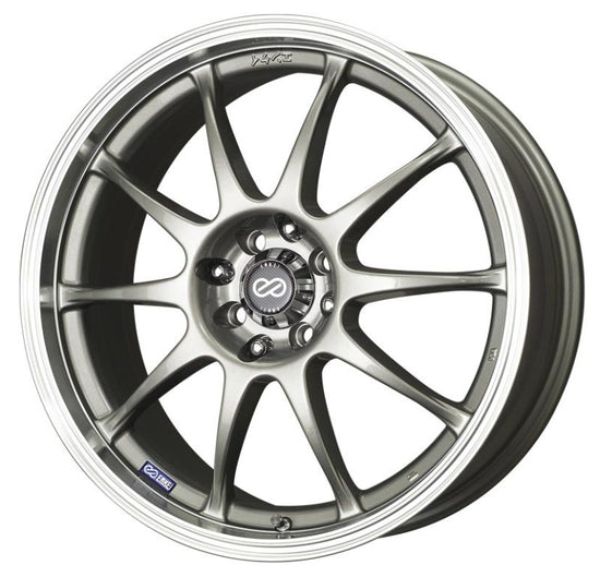 15 x 6.5 in. J10 5 x 100 & 114.3 mm 38 mm Offset 72.62 mm Bore Silver with Machined Lip Wheel