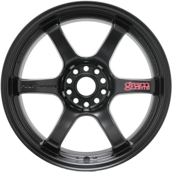 WGIQ22EH 17 x 9 in. 57DR Plus 22 mm Offset 5 x 114.3 mm Bolt Pattern Wheel, Semi Gloss Black