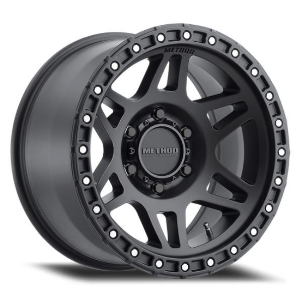 MR31278550500 17 x 8.5 in. MR312 0 mm Offset 5 x 5 mm Bolt Pattern 71.5 mm Center Bore Wheel, Matte Black