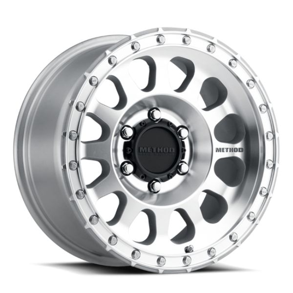 18 x 9 in. MR315 Plus 18 mm Offset 8 x 6.5 mm Bolt Pattern 130.81 mm Center Bore Wheel, Machined & Clear Coat