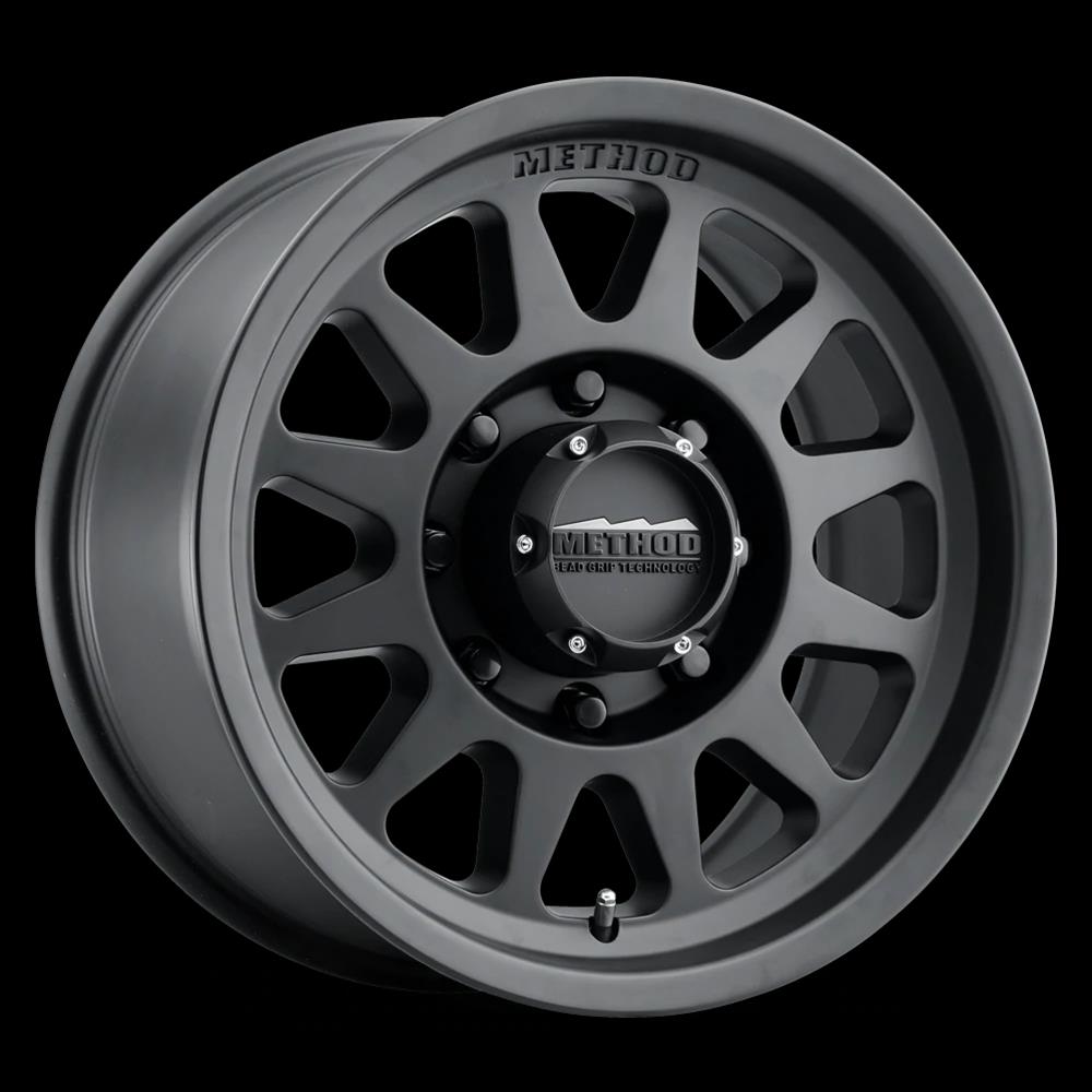 17 x 9 in. MR704 HD 18 mm Offset 8 x 6.5 mm 130.81 mm Center Bore Wheel, Matte Black