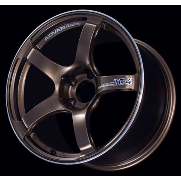 17 x 9 in. TC4 Plus 45 5-114.3 Umber Bronze Metallic & Ring Wheel