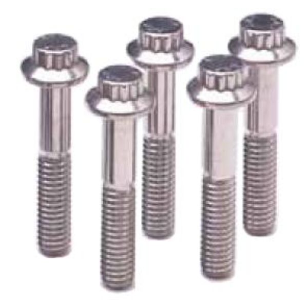 771-1011 M8 x 1.25 in. x 70 mm 12-Point Stainless Steel Bolts - Set of 5