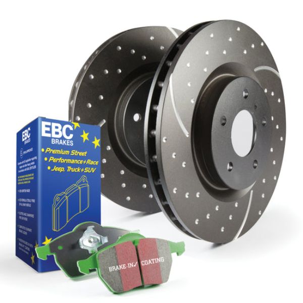 S10 Greenstuff Brake Pads & GD Brake Rotors Kit