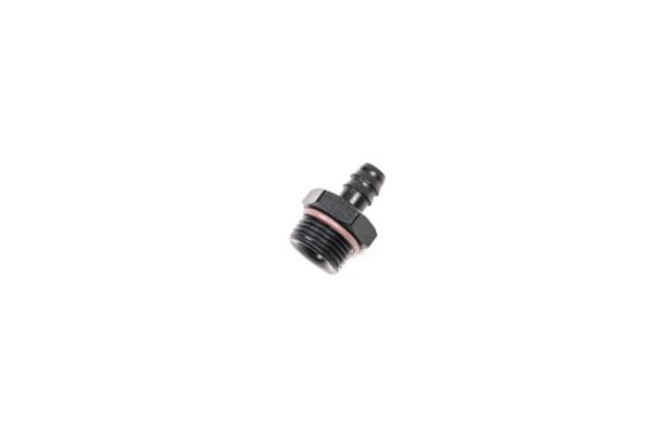 8AN ORB to 10 mm Barb Fitting - Black - 1 Piece - Durable Design