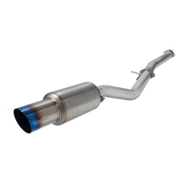 RK-C1076N-01T R1-Spec Cat-Back Exhaust with Single Titanium Exit for 2009 Plus Nissan 370Z