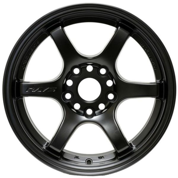 15 x 8 in. 57DR Plus 35 mm Offset 5 x 114.3 mm Bolt Pattern Wheel, Semi Gloss Black