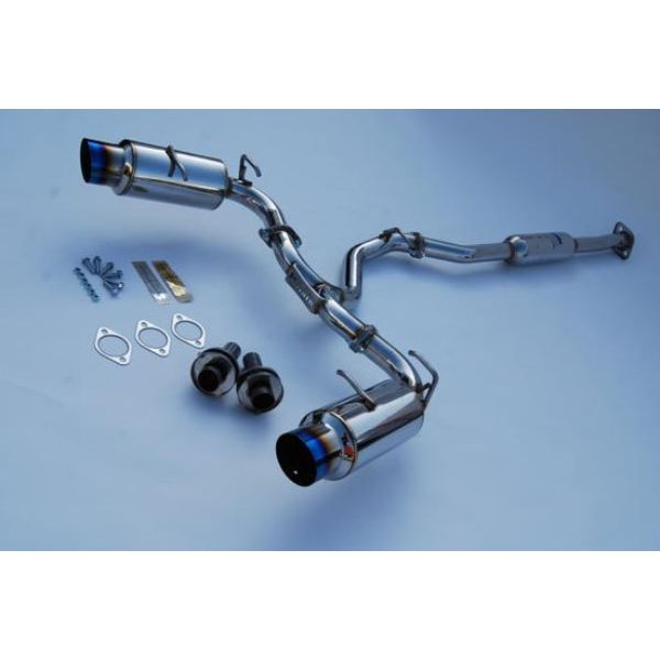 60 mm N1 Ti-Tip Cat- Back Exhaust for 2012 Scion FRS & BRZ