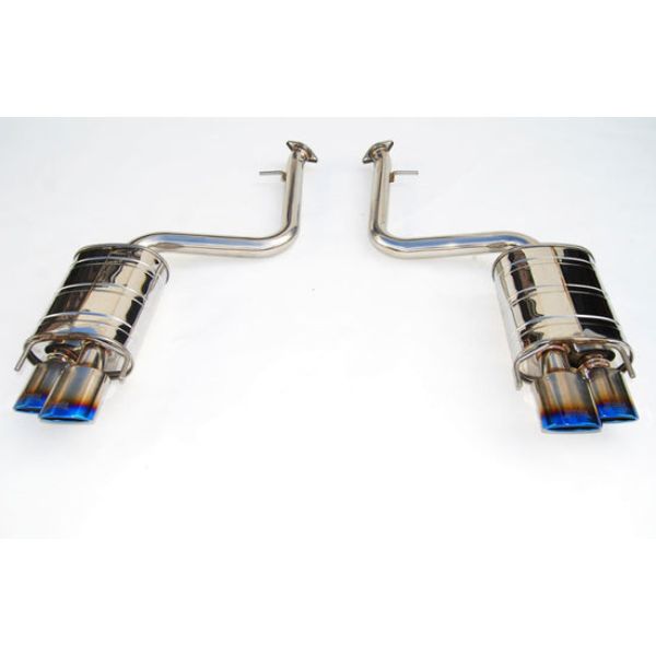 HS14LRCDR4OT Titanium Quad Rolled Tip Axel-Back Exhaust for 2015 Plus Lexus RC350 & 200T