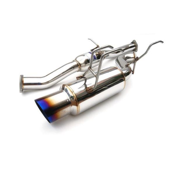 HS15STIGTT Twin Outlet Single Layer Tip Titanium Cat-Back Exhaust for 2015 Plus Subaru WRX & STI 4-Door N1