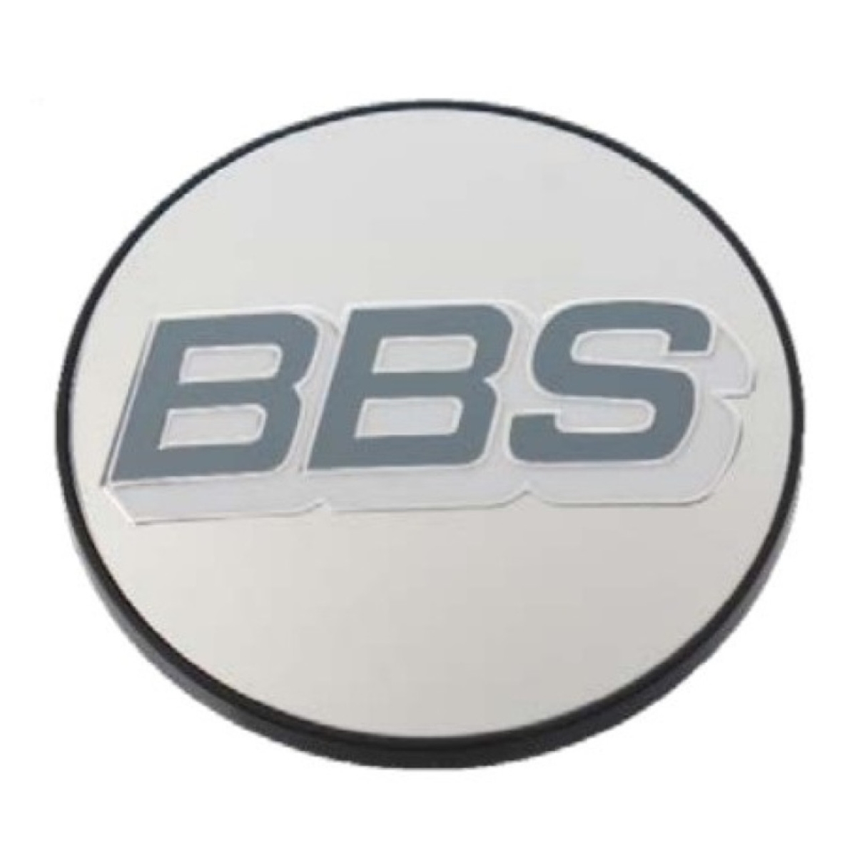 56 mm Center Cap, Polished Grey & White