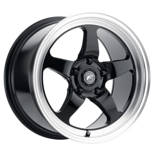 17 x 10 in. D5 5 x 114.3 mm Bolt Pattern ET50 7.5 in. Backspace Wheel, Gloss Black