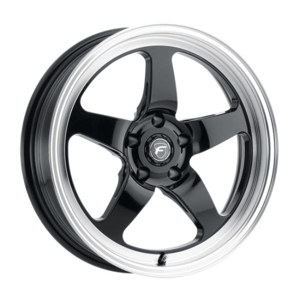 17 x 10 in. D5 5 x 114.3 mm Bolt Pattern ET50 7.5 in. Backspace Wheel, Gloss Black