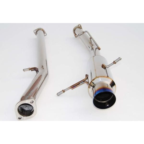 76 mm N1 Racing Titanium Tip Cat-Back Exhaust for 2002-2007 WRX & STI
