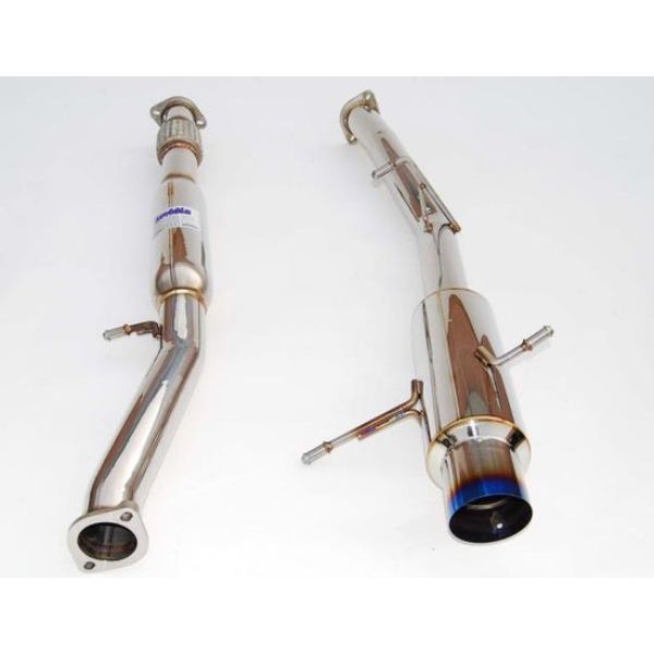 76 mm N1 Regular Titanium Tip Cat-Back Exhaust for 2002-2007 WRX & STI