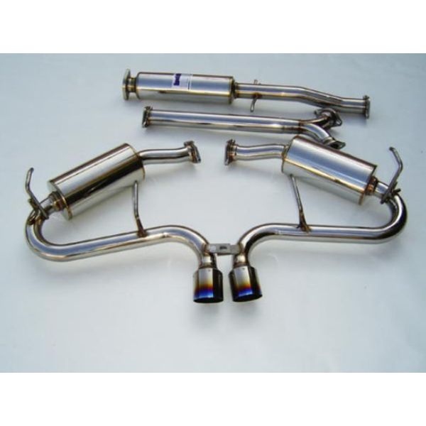 60 mm Titanium Tip Cat-Back Exhaust with 80 mm Tip for 2003-2004 Mini Cooper S
