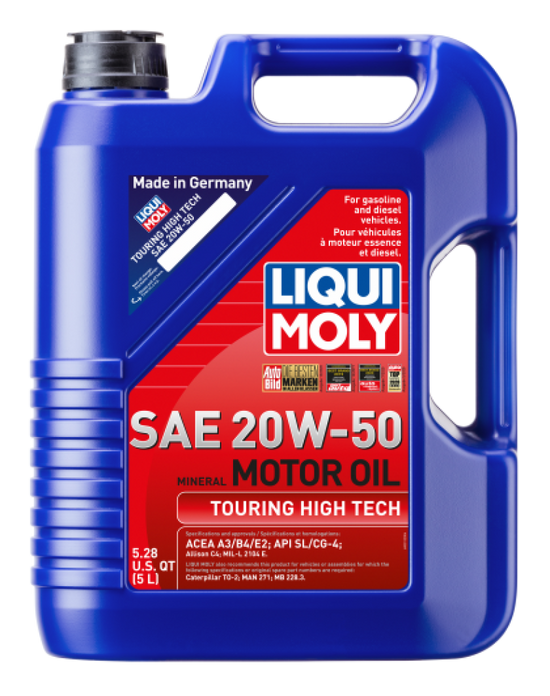 20114-1 5 Liter Touring High Tech Motor Oil for 20W50 -  LIQUI MOLY