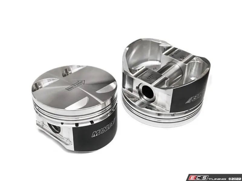 647005C-6 84.5 mm Bore Platinum Series Dish Piston Set for BMW N55 & S55 37CC