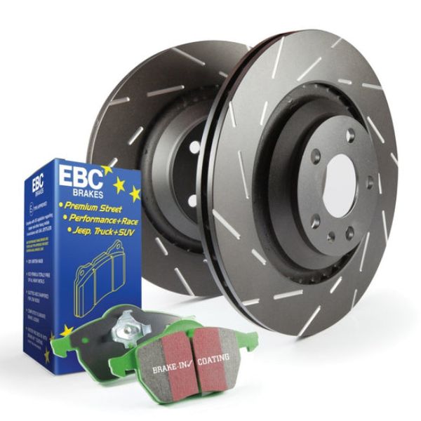 S2 Greenstuff Brake Pads & USR Brake Rotors Kit