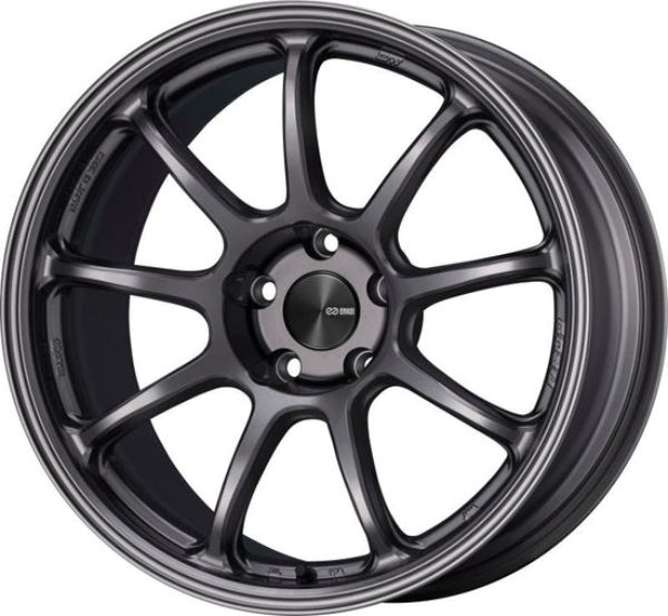 18 x 9.5 in. PF09 5 x 114.3 mm 40 mm Offset 75 mm Bore Wheel, Dark Silver