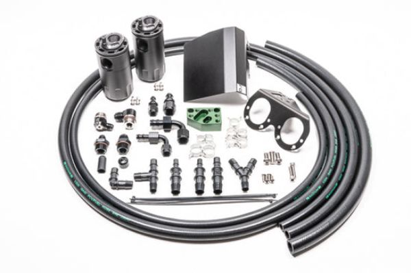 Fluid Lock Turbo Dual Catch Can Kit for 2002-2021 Subaru EJ-Series