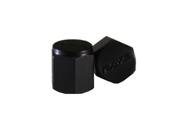 WVALBK2 Aluminum Air Valve Cap Set, Black