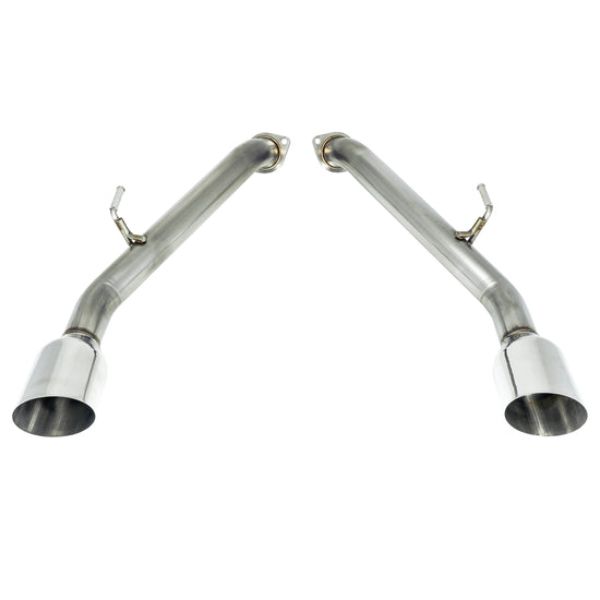 RO-TSQ5-D Axle Back Exhaust with Stainless Steel Double Wall Tip for 2014 Plus Infiniti Q50