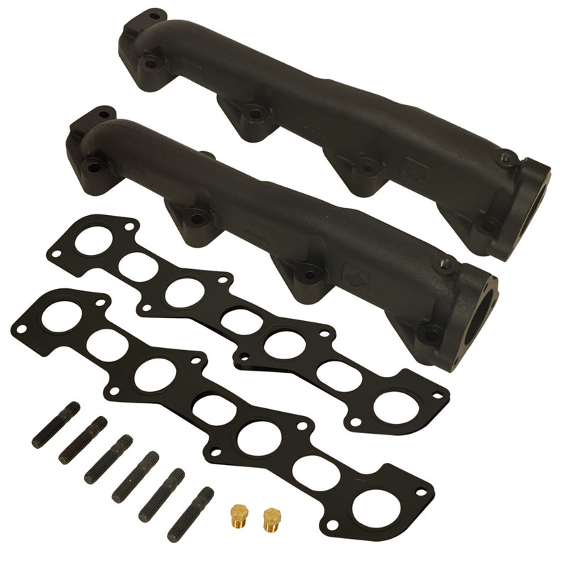 BD Diesel 1041482 Exhaust Manifold Set for 2008-2010 Ford F-250, F-350, F-450 & F-550 Powerstroke 6.4L -  BD Doese;