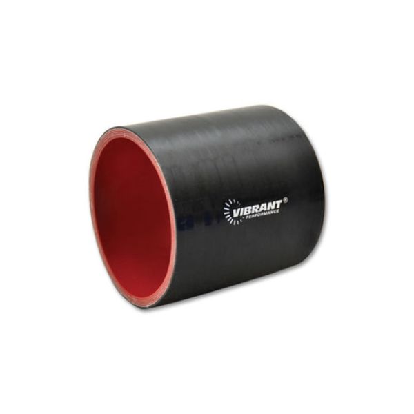 19819 4.25 ID x 3 in. Long Silicone Hose Coupling, Gloss Black