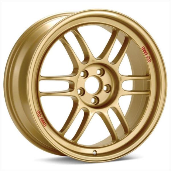 3798956538GG 18 x 9.5 in. RPF1 5 x 114.3 mm 38 mm Offset 73 mm Bore Wheel, Gold