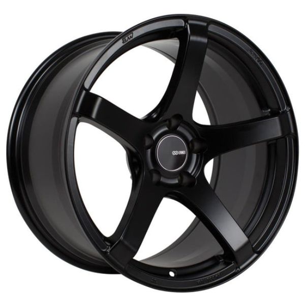476-780-6535BK 17 x 8 in. Kojin 35 mm Offset 5 x 114.3 mm Bolt Pattern 72.6 mm Bore Wheel, Matte Black