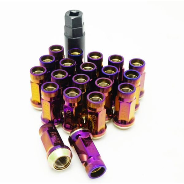 12 x 1.25 in. Muteki SR45R Lug Nut Kit, Burned Titanium