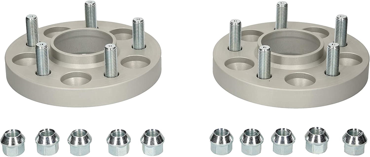 Trak Plus Wheel Adaptor - Silver - 14 x 1.25 in. - 25 mm Offset - Hubcentric Design