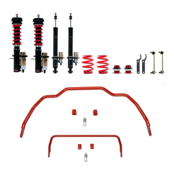 Supercar Suspension Kit - Red - Complete Set - Adjustable Damping