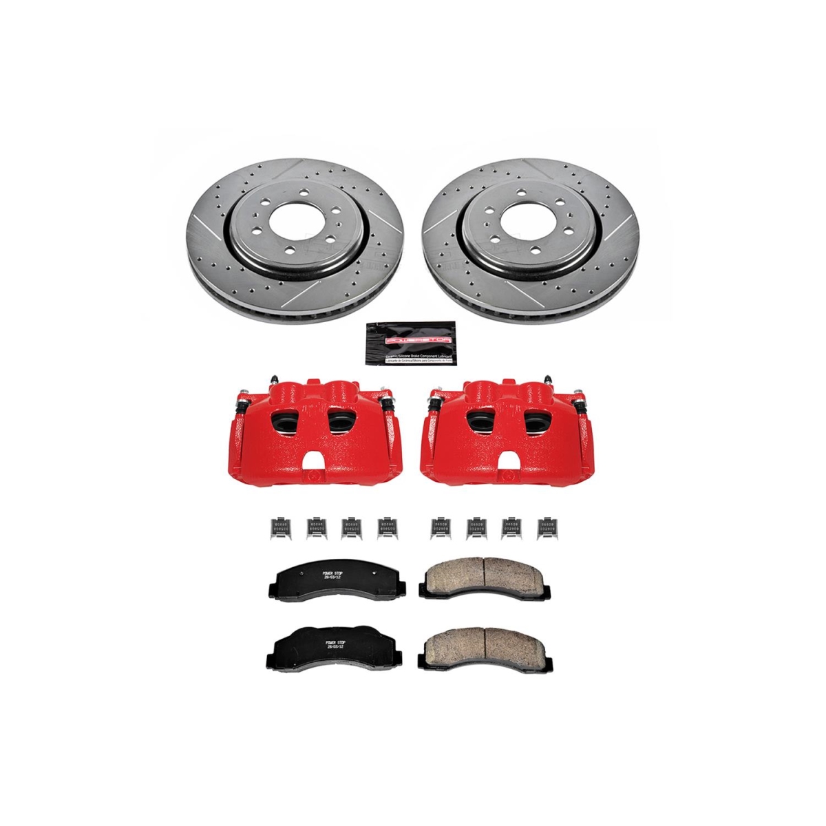 Front Z23 Evolution Sport Brake Kit with Calipers for 2010-2017 Ford Expedition