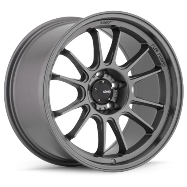 18 x 9.5 in. Hypergram 5 x 114.3 mm ET35 Wheel, Matte Grey