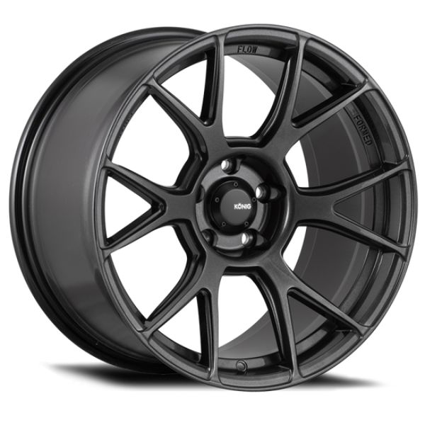 17 x 8 in. Ampliform 5 x 114.3 mm ET40 Wheel, Dark Metallic Graphite