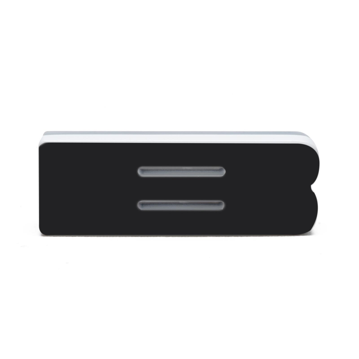 Universal Illuminated LED Letter Badges, Matte Black Surface Finish - B
