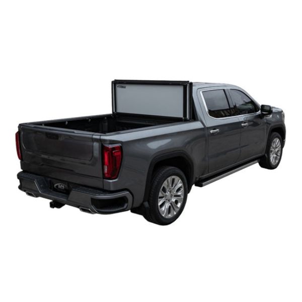 G3020079 5 ft. 8 in. Bed Lomax Stance Hard Cover for 2019 Plus Chevy & GMC Full Size 1500, Black Urethane