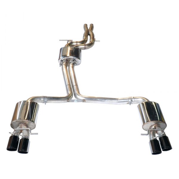 3015-42026 Touring Edition Exhaust System with Diamond Black Tips for Audi B8 S5 4.2L