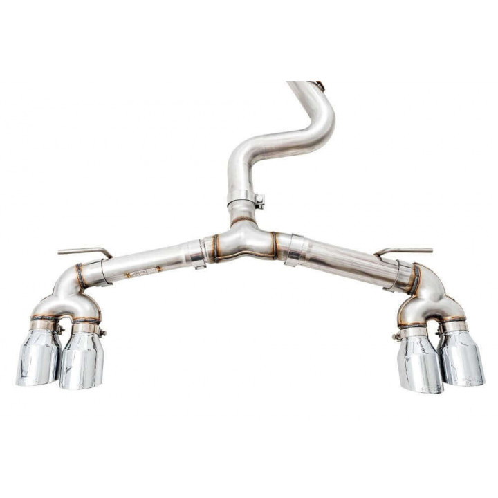 Track Edition Exhaust with Diamond Black 102 mm Tips for Audi 8V S3