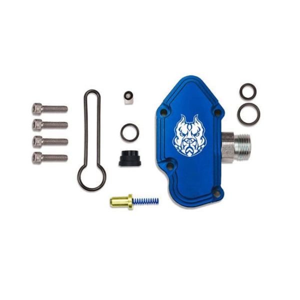 SD-FUELBLK-6.0 Blue Spring Kit with Billet Spring Housing for 2003-2007 Ford Powerstroke 6.0L