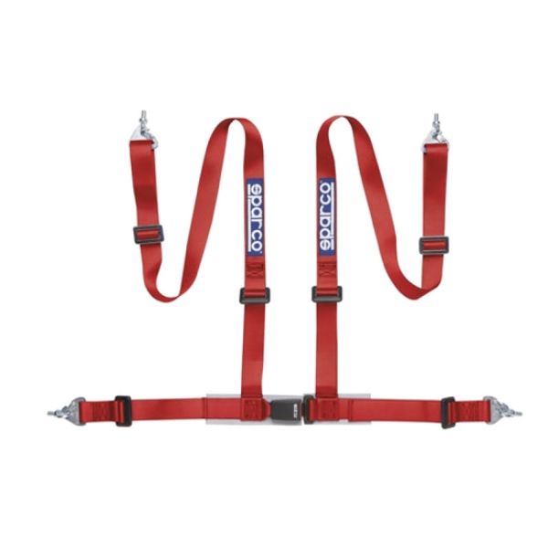 04604BM1RS 2 in. 4-Point Snap-In Belt, Red