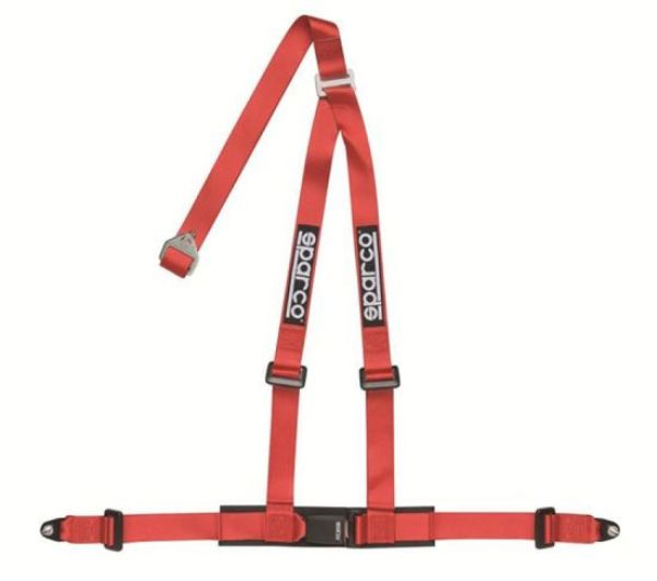 04608BV1RS 2 in. 3-Point Bolt-In Belt, Red