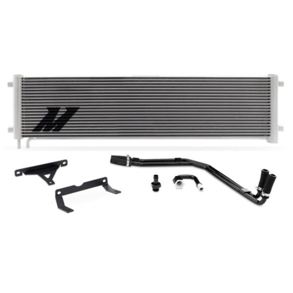 MMTC-F2D-17SL Transmission Cooler Kit for 2017-2019 Ford 6.7L Powerstroke, Silver