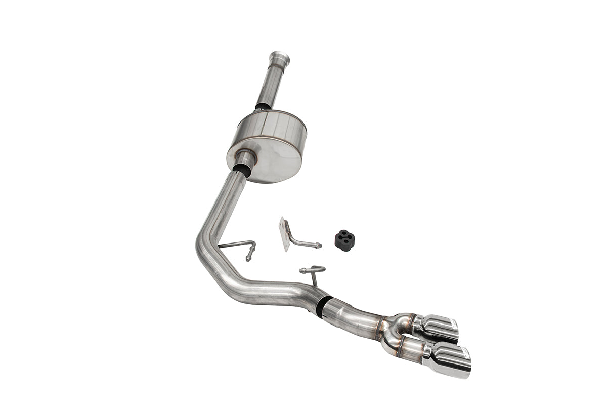 21147 Front of Tire Exit-Polished Exhaust System for 2021-2022 Ford F-150 Supercab & 6.5 in. Bed 5.0L V8 Xtreme Cat-Back