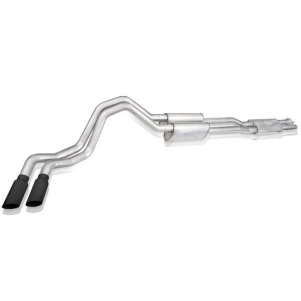 FT220CBL-B 304 Stainless Steel Legend Cat-Back Exhaust with 4 in. Matte Black Tips for 2020-2021 Ford F-250 & F-350 7.3L