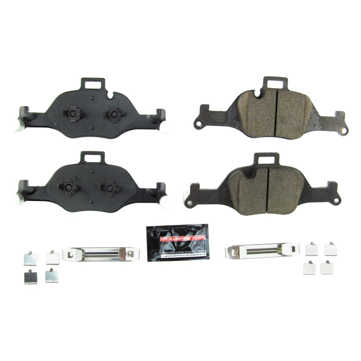 PowerStop Z23-2060 Front Z23 Evolution Sport Brake Pads with Hardware for 2018-2019 BMW 530E