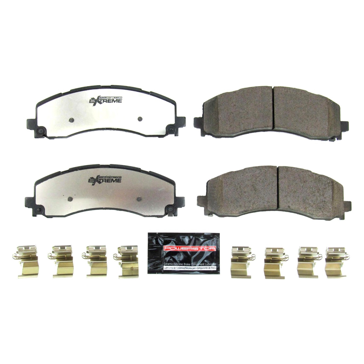 PowerStop Z36-2225 Rear Z36 Truck & Tow Brake Pads with Hardware for 2019 Ram 2500